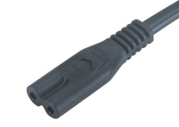 ST2 IEC 60320 C7 STRAIGHT CONNECTOR UL E322665