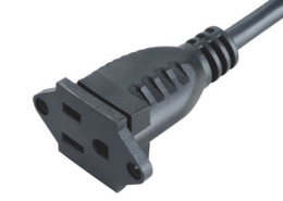 FT-3B2 NEMA 5-15R CONNECTOR With Screw Fixing Holes