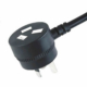 FS-3F SAA Australia Piggyback Power Cord 10A 250V 3-Pin Plug - Ningbo Jiajie Electronics Co., Ltd. FS-3F SAA Australia Piggyback Power Cord 10A 250V 3-Pin Plug