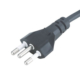 JFB-3B INMETRO Certified Brazil 3 Pin Power Cord 16A 250V Cable Assembly - Ningbo Jiajie Electronics Co., Ltd. JFB-3B INMETRO Certified Brazil 3 Pin Power Cord 16A 250V Cable Assembly