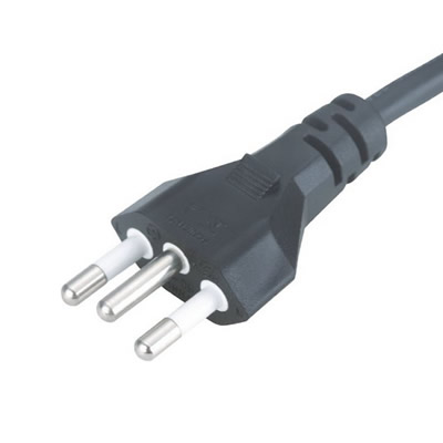 JFB-3B INMETRO Certified Brazil 3 Pin Power Cord 16A 250V Cable Assembly - Ningbo Jiajie Electronics Co., Ltd. JFB-3B INMETRO Certified Brazil 3 Pin Power Cord 16A 250V Cable Assembly