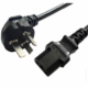 Model PSB-10C to C13 CCC Power Cord, 3-Pin PVC Cable - Ningbo Jiajie Electronics Co., Ltd. Model PSB-10C to C13 CCC Power Cord, 3-Pin PVC Cable