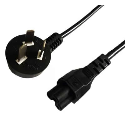 Model PSB-10 to C5 CCC Power Cord, 3-Pin PVC Cable