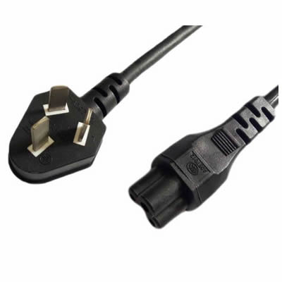 Model PSB-10A to C5 CCC Power Cord, 3-Pin PVC Cable