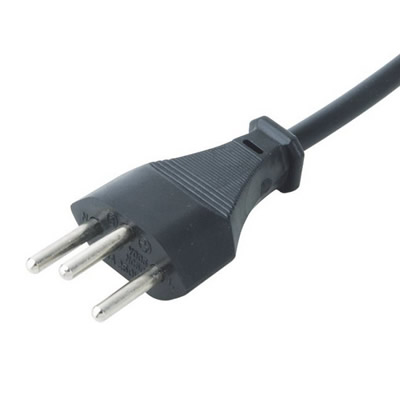 Model Y005 Swiss SEV Power Cord, 3-Pin PVC 10A Cable