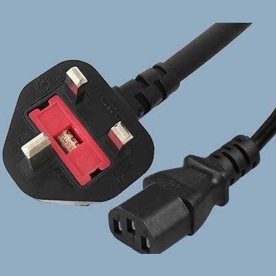 Model JF-06A UK BS1363 Power Cord, 3-Pin PVC 10A 250V Cable