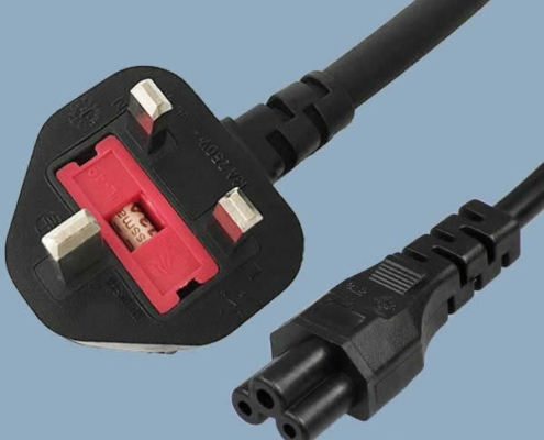Model BS1363 to C13 UK Power Cord, 3-Pin PVC 10A 250V Cable - Ningbo Jiajie Electronics Co., Ltd. Model BS1363 to C13 UK Power Cord, 3-Pin PVC 10A 250V Cable