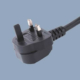 Model Y006B UK BS1363 Power Cord, 3-Pin PVC Plastic Ground 3A 250V - Ningbo Jiajie Electronics Co., Ltd. Model Y006B UK BS1363 Power Cord, 3-Pin PVC Plastic Ground 3A 250V