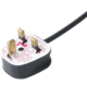 Model JF-06 UK BS1363 Rewirable Power Cord, 3-Pin PVC 13A 250V