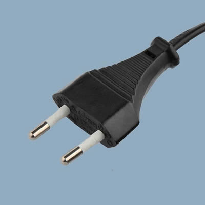 Model JY16 Israel SII Power Cord, 2-Pin PVC 2.5A 250V - Ningbo Jiajie Electronics Co., Ltd. Model JY16 Israel SII Power Cord, 2-Pin PVC 2.5A 250V