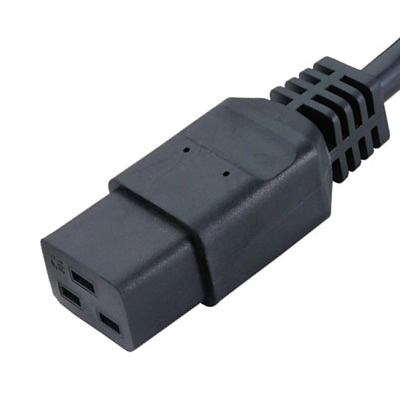 IEC 60320 C19 Connector, Black PVC High-Current Power Inlet for Servers - Ningbo Jiajie Electronics Co., Ltd. IEC 60320 C19 Connector, Black PVC High-Current Power Inlet for Servers
