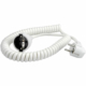 White Protective Contact Spiral Extension, H05VV-F 3G 1.5mm², 230V 16A, VDE/GS