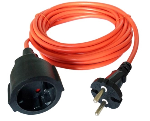 CEE 7/17 2-Pin Ungrounded Extension Cord, PVC/Rubber, 16A 250V, CE GS - Ningbo Jiajie Electronics Co., Ltd. CEE 7/17 2-Pin Ungrounded Extension Cord, PVC/Rubber, 16A 250V, CE GS