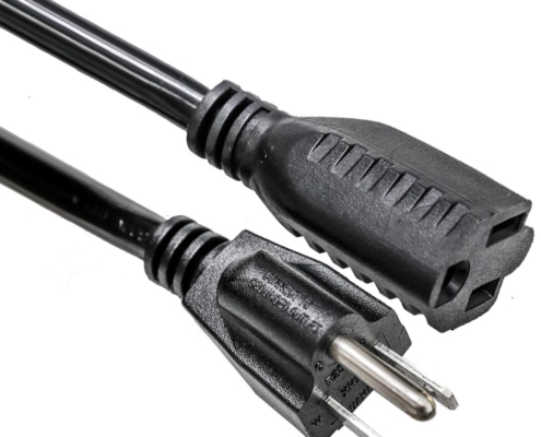UL Listed NEMA 5-15 Extension Cord, PVC, 15A 125V, Indoor Outdoor